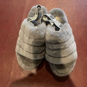 Ugg slide in sling back sandal/slippers